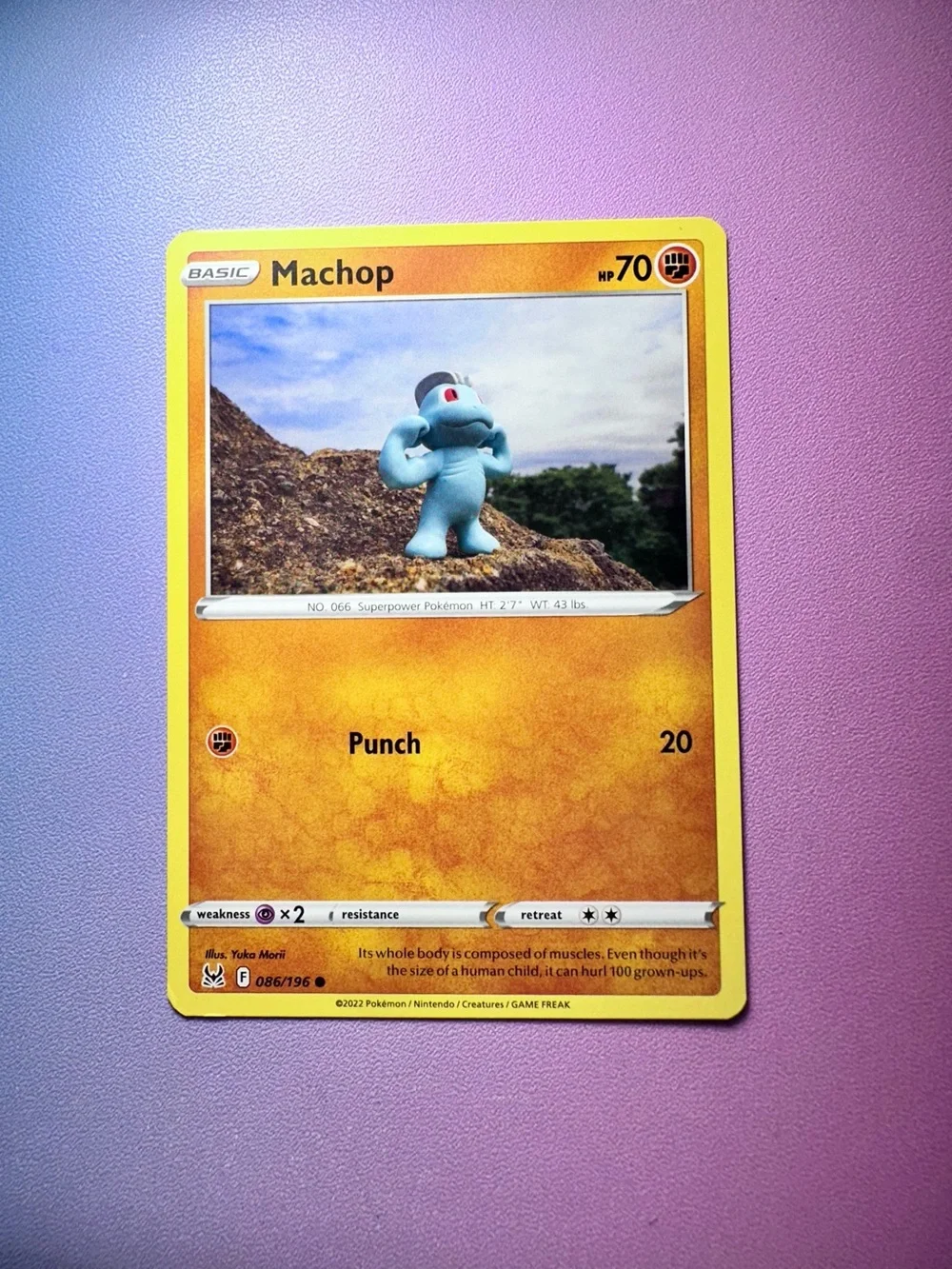 machop - 086/196 (common) — pokemon: lost origin